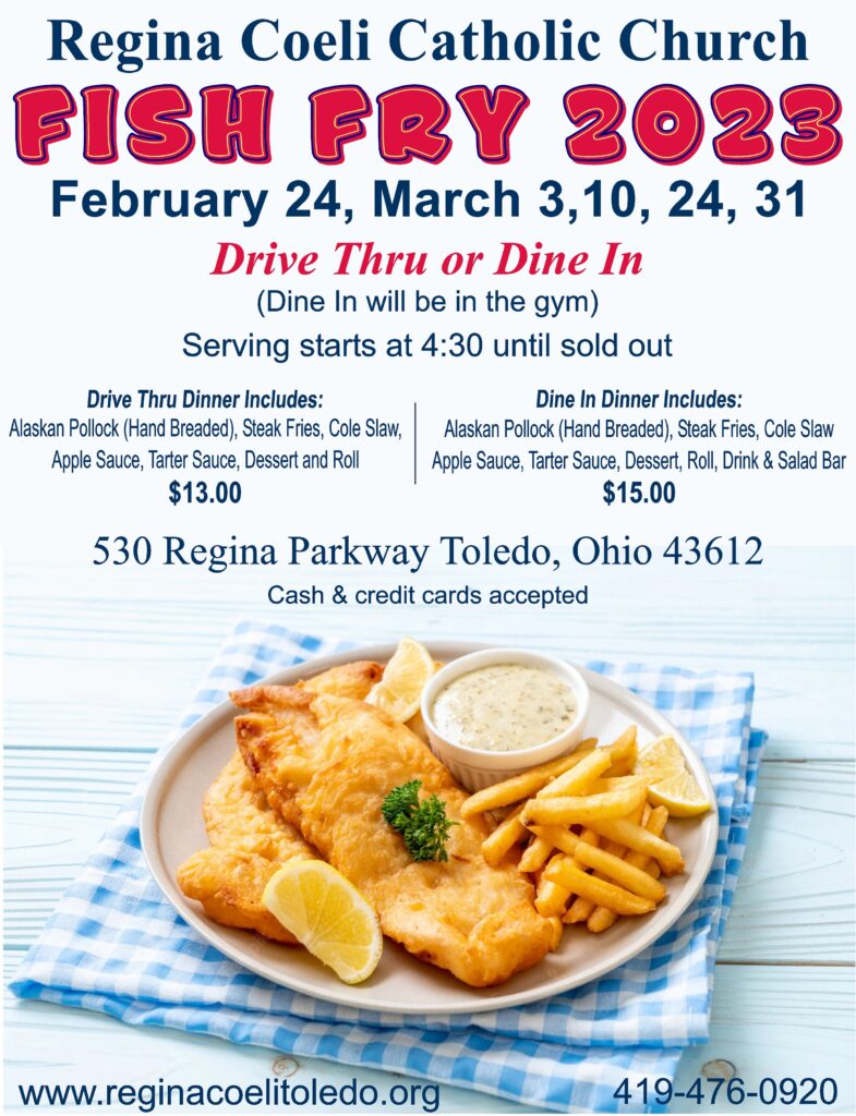 Fish Fry 2024 Regina Coeli